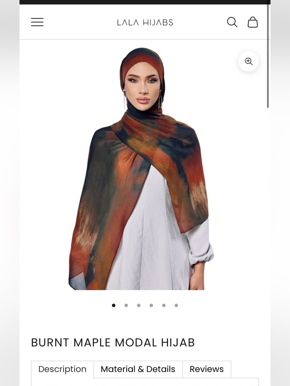 Burnt Maple Modal Hijab – Burnt Maple